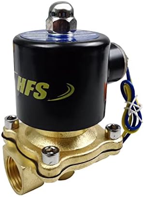 HFS 12V DC Solenóide elétrico Válvula de água Gas, combustíveis n/c - 1/2in NPT disponível