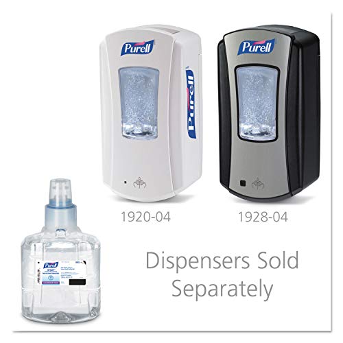 Purell 190202 SF607 Espuma de desinfetante para as mãos instantâneas, reabastecimento de 1200 ml, fragrância livre, 2/caixa