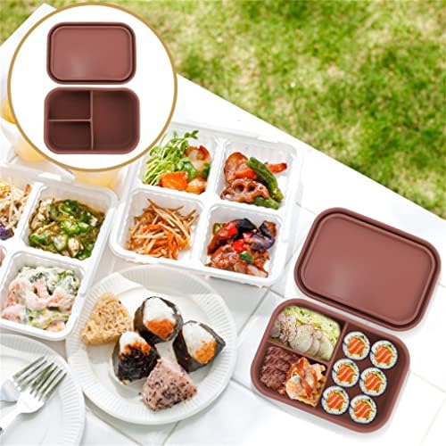 Genigw Portable Bento Box Outdoor Food Reccintar Multi-Grid para Escritório da Escola