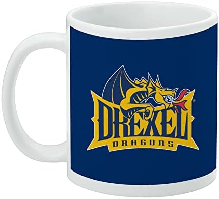Gráficos e mais logotipo primário da Universidade Drexel caneca de café cerâmica, canecas de presentes para café,