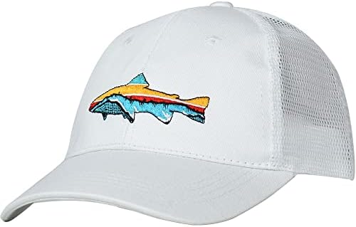 Chapéus de caminhão de pesca do Navigator Pro Edtrek para homens e mulheres boné de beisebol - bordado premium de peixes