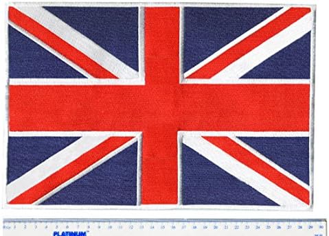 Union Jack British Flag Shirt Patch 30cm - Patch de jaqueta - patch de chapéu - patches de saco - militar