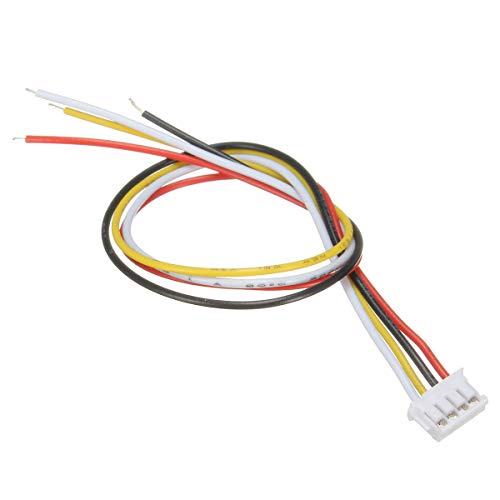 Por Chiluvu - 10 Desena Mini Micro JST 1,5mm ZH Plugue de conector de 4 pinos com cabos de fios 150mm - Conectores e terminais