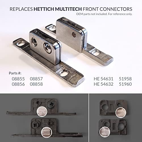 Kit de substituição de fixação do conector da gaveta multitecnária Hettich Multitech 08855 08856 08857 08858