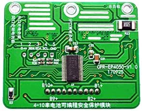 Taidacent 15A 4-10 Strings 2.4V Titanato Lítio Circuito BMS Circuito Multi-String Placa de proteção contra bateria do