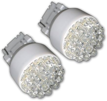 TuningPros LED-3156-W19 3156 Lâmpadas LED, 19 LED White 2-PC Conjunto