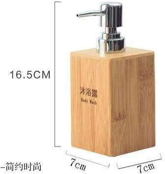 Annncus 1pc Bambu Soap Dispenser Hand Sinitizer Hotel Hotel Hotel Tank Press Shower Gel Bottle -