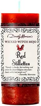 Wicked Witch Mojo Red Stilettos Candle por Dorothy Morrision