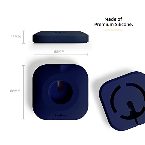 ELETIUO IWATCH STAND STAND SILICONE Organizador de carregamento portátil, compatível com Apple Watch Series 7/6 // SE/5/4/3/2/1