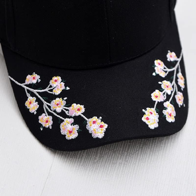 ZSEDP Caps Mulheres Snapback Cap Flor Summer Bordado curvado Caps de snapback de outono Men trapback chapéus