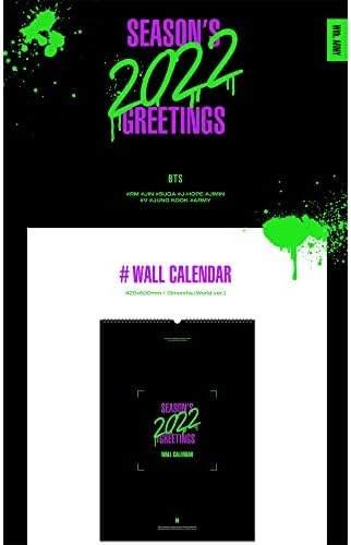 [Weverse] BTS 2022 Saudações da temporada Calendário de parede+CultureKorean Gift