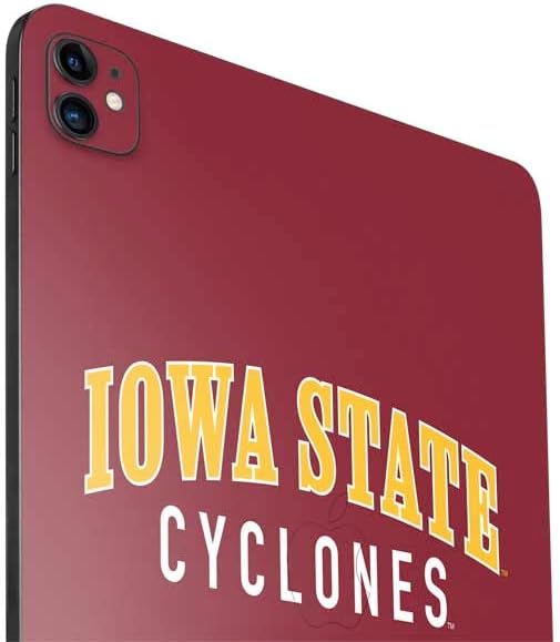 Skinit Decalk Tablet Skin Compatível com iPad Pro 12.9in - Ciclones de ciclones oficialmente licenciados Iowa State Design