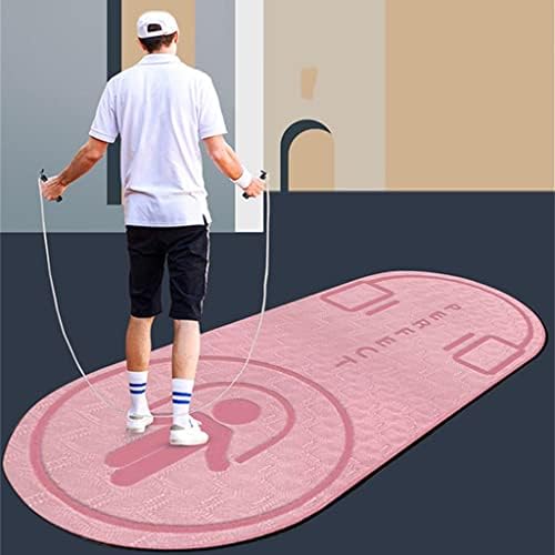 KJHD Silent Jump Crela Yoga Mat Yoga Mat Rape Screping Floor Tapete de Mat de Choque Mudo Mudo Yoga Pad Não deslizamento