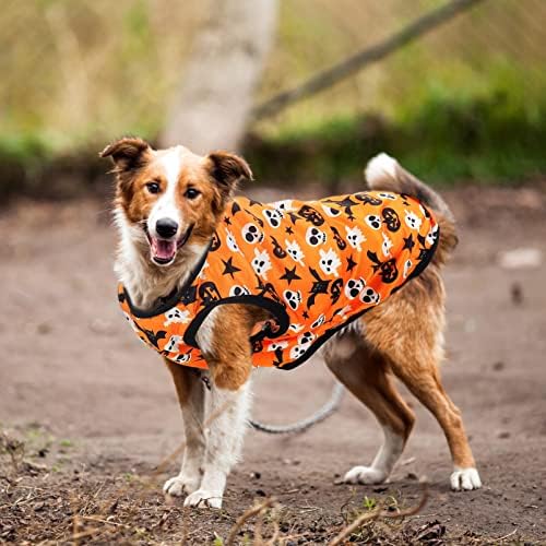 Acessórios para cosplay de iPetboom 2pcs Roupas de cachorro Hallowen Bat Pumpkin Puppy T- Shirt Tank Doggie Camisões