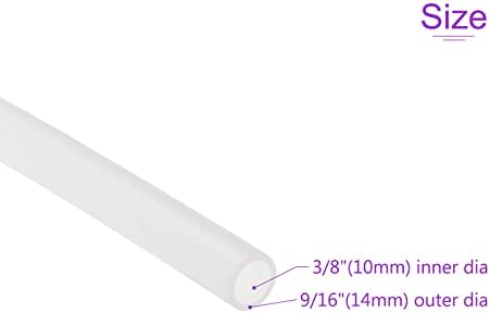 DMIOTECH 10mm ID 14mm od 13 pés tubo de silicone tubulação industrial translúcida de silicone para bomba de ar de água