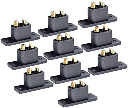 10pcs AMASS XT90 Conector Montável Anti-Spark XT90E-M Gold macho banhado para RC Aircraft Plane Boat Drone