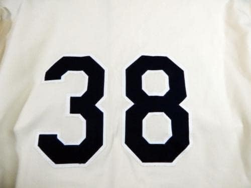 1991 Houston Astros Jim Clancy #38 Game Usado Jersey Cream 50 DP35707 - Jerseys MLB usada para jogo MLB