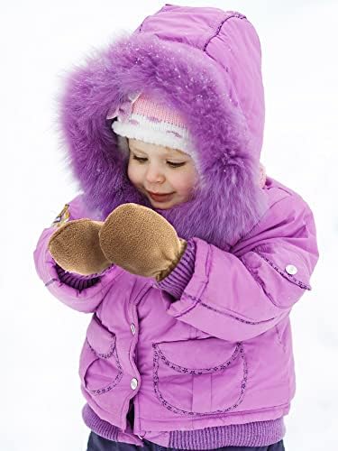3 pares de bebês e crianças mittens de inverno