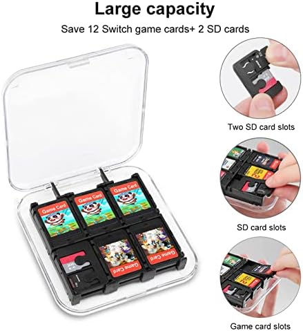 Hummingbird Card Caso Caso de Caso de Caso de Caixa de Choque Card de Card Card Slots 6 Slots Storage Protetive Box Compatível com