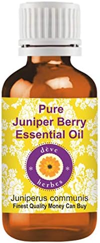Deve Herbes Pure Juniper Berry Essential Oil Terapêutico a vapor destilado 15ml