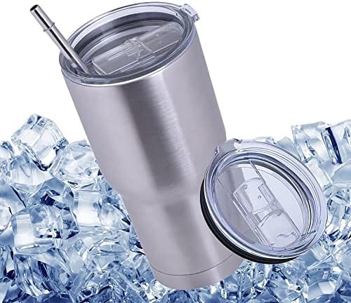 2 tampas de substituição para copo de viagem de aço inoxidável de 20 onças - cabos de 3,2 polegadas Yeti rambler rtic e