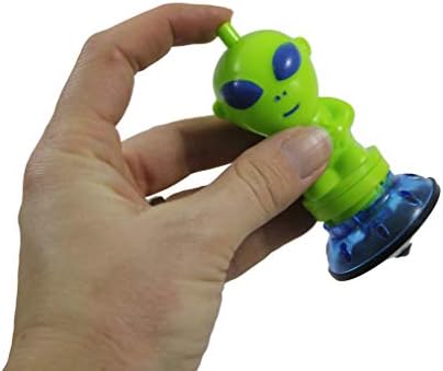 Conjunto de 2 - Space Alien & Astronaut Spinning Tops Novelty Toy - Party Favor - Fun Classic Toy - OVNI - Prêmio