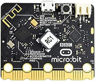 Micro BBC original: Kit Bit V2 GO, processador mais rápido Cortex-M4 NRF52833, alto-falante embutido e logotipo sensível