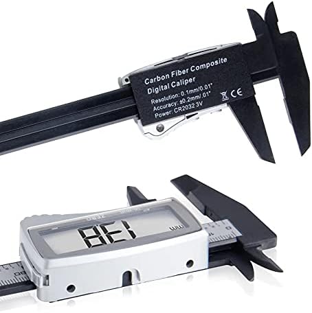 Pinça digital kfjbx 0-150mm/0,1 mm de plástico grande métrica de micrômetro LCD/polegada de pinça de vernier eletrônica para medição