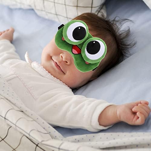 Doitool Kids máscaras de dormir máscaras de pelúcia para animais de cama adormecidos Cegos cegos de olho de olho de olho de
