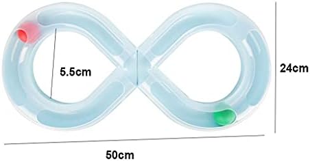 FEGOCLT CATS TRAY TOYS TOYS PET PET TIRLATE TCTABLE FIGURA 8 FORTENÇÃO DE ENTRETENIMENTO DE FORTE EMPLED