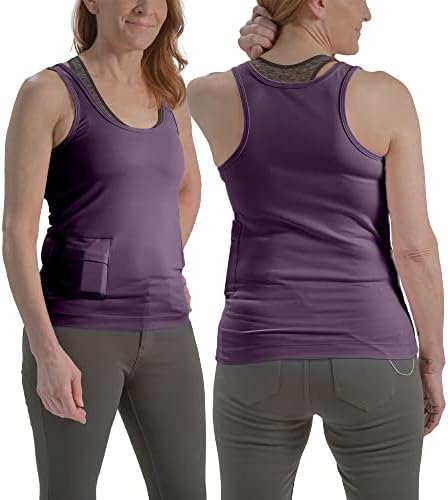 Tampa do tanque de pescoço para mulheres com insulina portador de bomba - telefone celular separado carregando bolso - tampas