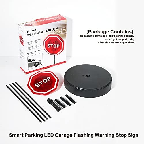 Sinal de parada de estacionamento leve LED LED, estacionamento inteligente LED GARAGEM PLINHING STOP STOP SPOIL, ASSISTE DE ESTACIONAR