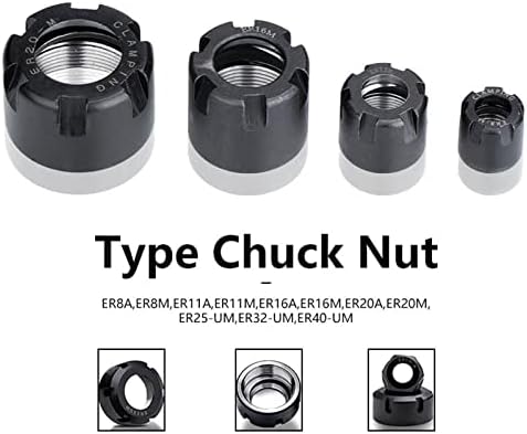 Zaahh ER8/ER11/ER16/ER20/ER25/ER32/ER40 A/M/UM ER ER COLET CHUCK NOT PARA TIRO 1PCS