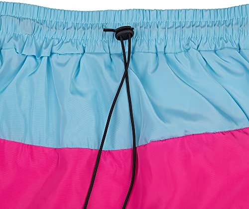 Mulheres Ksotutm Roupa de 2 peças roupas de capa de windbreaker leves + shorts de cintura alta mancos de traje de pista