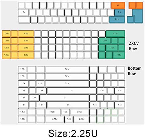 Placa de posicionamento de placa de alumínio anodizada universal para GH60 60% do teclado DIY suporta estabilizadores de