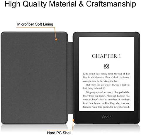 Caso para o novo Kindle 10th Gen 2019 Lançamento apenas-Tampa inteligente mais leve com acordar/sono automático, Snow Mountain Under the Moon